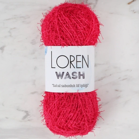 Loren Wash Fuşya El Örgü İpi - R095 - 34026 ürün görseli