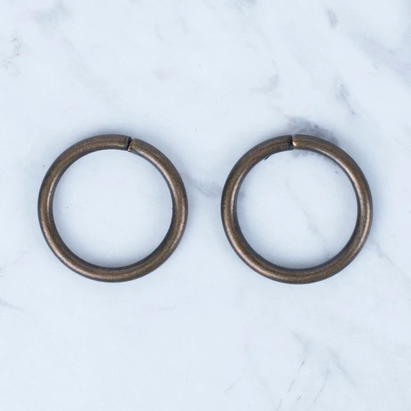 Loren Oksitli Altın Yuvarlak Halka 2 li Paket ürün görseli