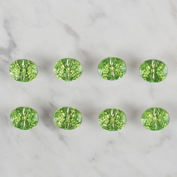 Loren Crafts yeşil 8 li düğme - 247 - Resim 2