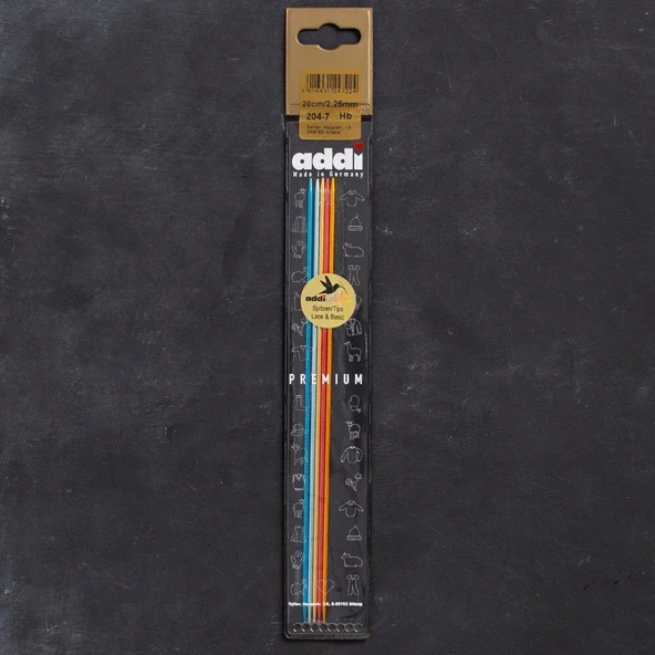 Addi Colibri 2,25mm 20cm Renkli Çorap Şişi - 204-7 ürün görseli