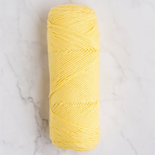 La Mia Baby Cotton Sarı El Örgü İpi - L043 - 33646 - Resim 3