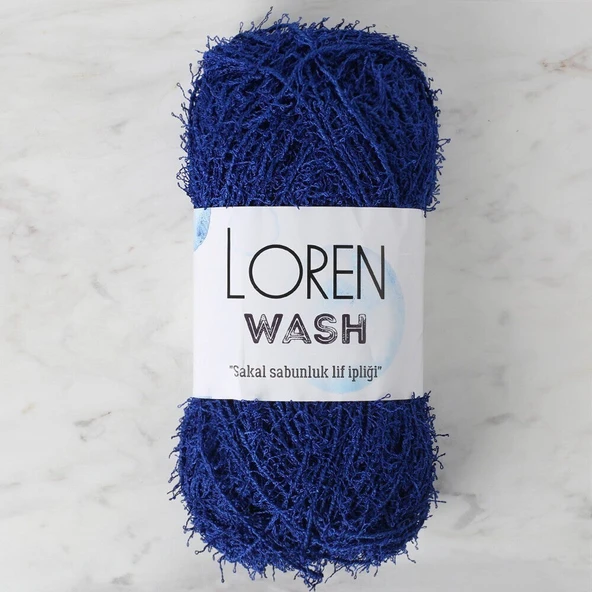 Loren Wash Saks Mavi El Örgü İpi - R025 - 34017 ürün görseli