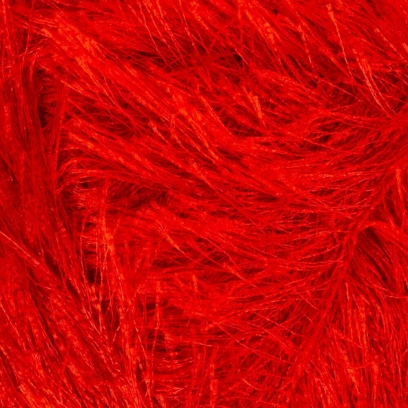 Loren Furry Kırmızı El Örgü İpi - RF025 - 34053 - Resim 2