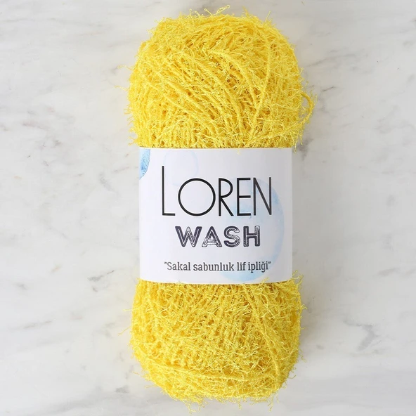 Loren Wash Sarı El Örgü İpi - R002 - 34036 ürün görseli