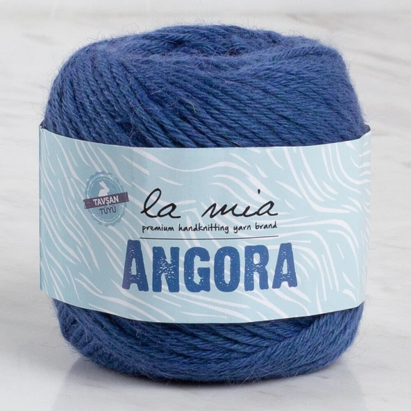 La Mia Angora 50gr Lacivert El Örgü İpi - L129 - 33803 ürün görseli