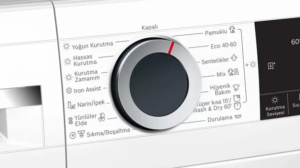 Bosch WNA254X1TR 1400 Devir 10 kg / 6 kg Kurutmalı Çamaşır Makinesi - Resim 3