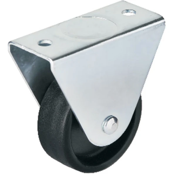 Hts 104 - 50 mm Sabit Siyah Teker 4 Adet - 1
