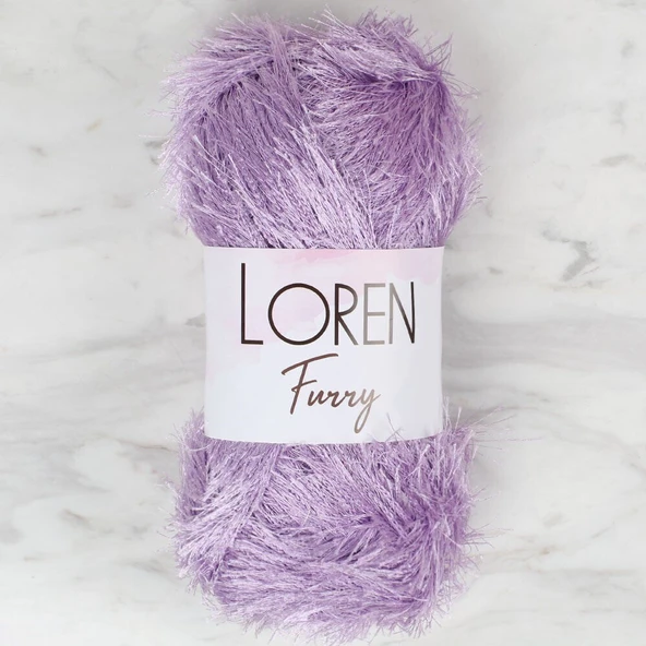 Loren Furry Lila El Örgü İpi - RF009 - 34047 ürün görseli