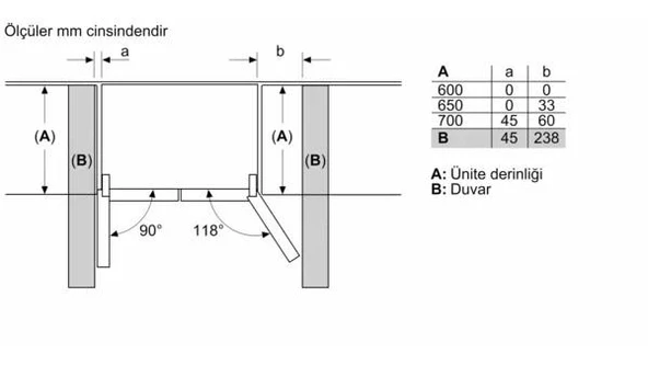 Siemens KF96NVPEA Buzdolabı No Frost İnox Gardırop Tipi - Resim 3