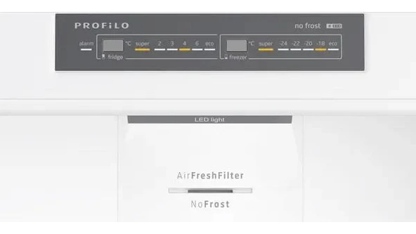 Profilo BD3076WEVN Buzdolabı No Frost Beyaz Alttan Donduruculu - Resim 3