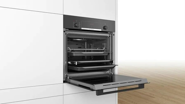 Bosch HIF534EB3T Fırın Ankastre Siyah - Resim 4