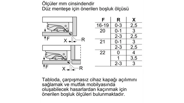 Siemens KU21RADE0 Tezgah Altı Ankastre Soğutucu - Resim 11
