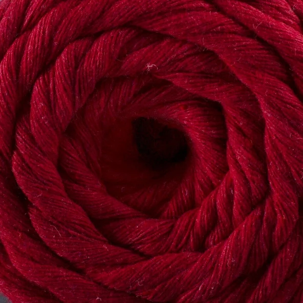 La Mia Boho Slim Kırmızı El Örgü İpi -L033 - 34197 - Resim 2