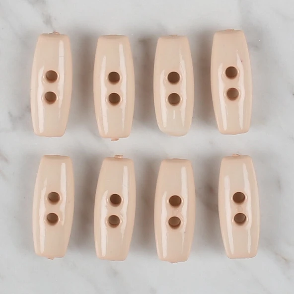 Loren Crafts pudra pembe 8 li çoban düğmesi - 69 - Resim 2