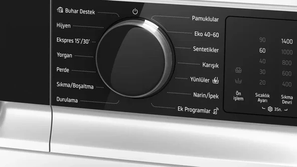 Profilo CGK264Z0TR Çamaşır Makinesi 11 kg 1400 Devir Beyaz - Resim 3