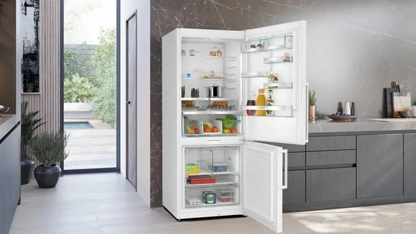 Siemens KG76PAWC0N Buzdolabı No Frost Beyaz - Resim 2