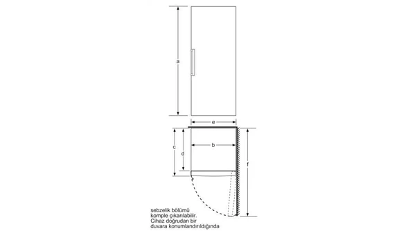 Bosch GSV33VIE0N Derin Dondurucu Inox - Resim 5