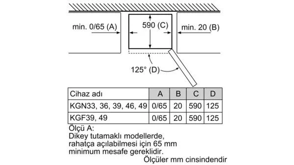 Siemens KG36NNLE0N No Frost Buzdolabı Gri - Resim 7