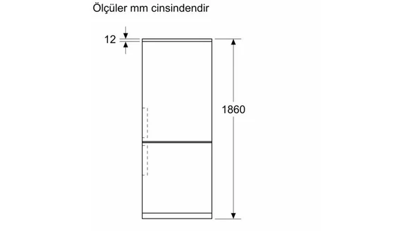 Bosch KGP76AWC0N Buzdolabı No Frost Beyaz - Resim 9