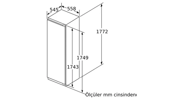 Bosch KIL82ADE0 Buzdolabı Ankastre Tek Kapılı - Resim 11