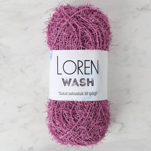 Loren Wash Açık Mor El Örgü İpi - R098 - 34021 ürün görseli
