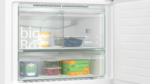 Siemens KG86NCWE0N Buzdolabı No Frost Beyaz Alttan Donduruculu - Resim 6
