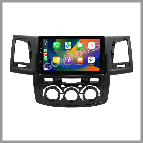 GOVİMAKS TOYOTA HILUX 2006-2015 MANUEL UYUMLU 2 GB RAM 32 GB HAFIZA ANDROID MULTIMEDIA TEYP ürün görseli 1