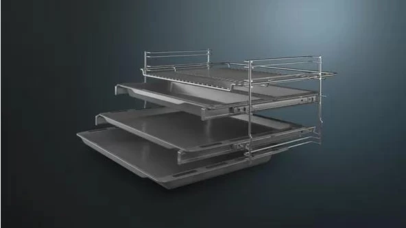 Siemens HB557JYH0T Ankastre Fırın 8 Program Titanium Gri - Resim 5