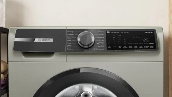 Bosch WGK252ZXTR Çamaşır Makinesi 10 kg 1200 Devir Gümüş - Resim 2