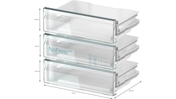 Siemens GU21NADE0 Derin Dondurucu Ankastre 3 Çekmeceli - Resim 5