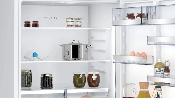 Profilo BD3076WCAP Buzdolabı No Frost Beyaz Alttan Donduruculu XL - Resim 4