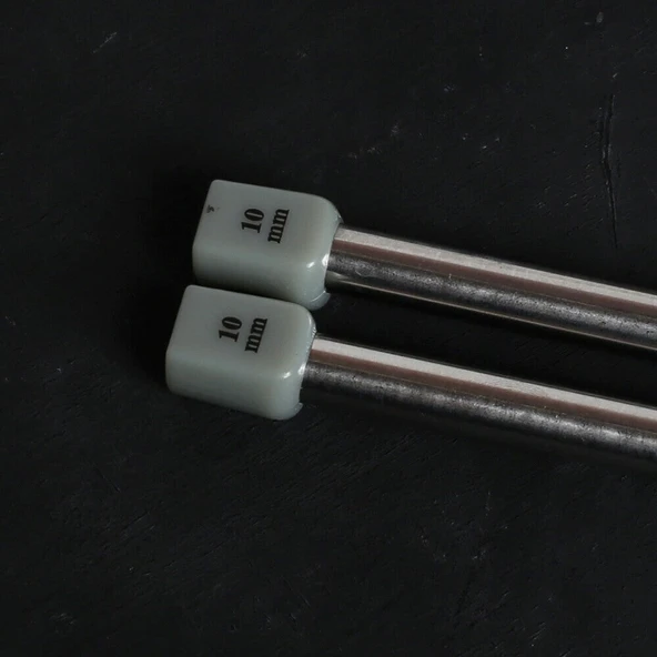 Loren Crafts 10 mm 35 cm Titanyum Örgü Şişi - Resim 3