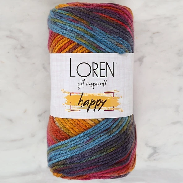 Loren Happy Ebruli El Örgü İpi - RH001 - 34286 ürün görseli