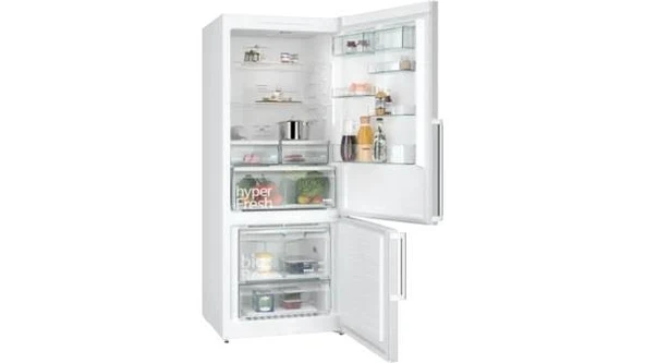 Siemens KG76NCWE0N Buzdolabı No Frost Beyaz Alttan Donduruculu - Resim 2