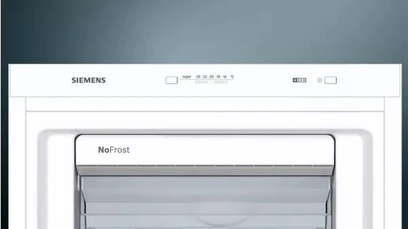 Siemens GS29NVWE0N Derin Dondurucu No Frost 6 Çekmeceli Beyaz - Resim 2