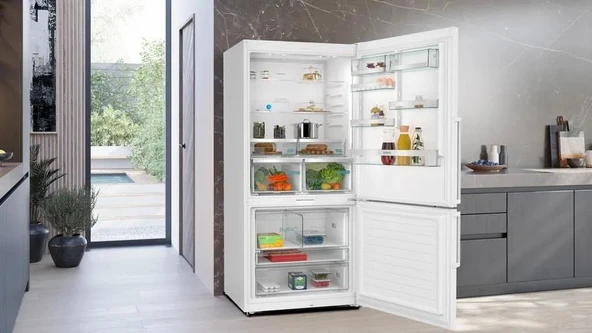 Siemens KG86PAWC0N Buzdolabı No Frost Beyaz - Resim 3