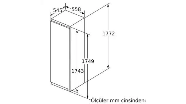Siemens KI82LADE0 Buzdolabı Ankastre Tek Kapılı - Resim 8