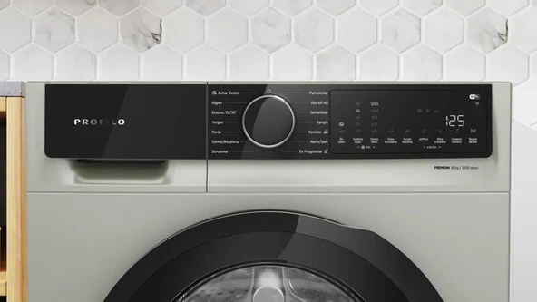 Profilo CGK252ZXTR Çamaşır Makinesi 10 kg 1200 Devir Gümüş - Resim 2