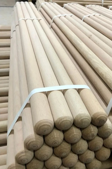 Gürgen Ağaç Vidalı Süpürge Sapı 150 cm | Ergonomik, Dayanıklı ve Çok Amaçlı Temizlik Sapı - 3