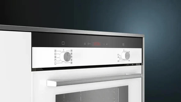 Siemens HB214FBW1T Fırın Ankastre Beyaz 7 Program - Resim 2