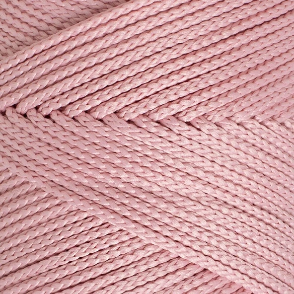 Loren Polyester Soft Macrame Pembe El Örgü İpi - LM042 - 34446 - Resim 2