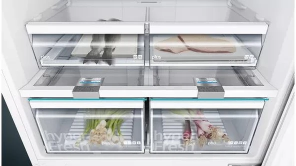 Siemens KG86NDWF0N Buzdolabı No frost Beyaz Alttan Donduruculu XXL - Resim 3
