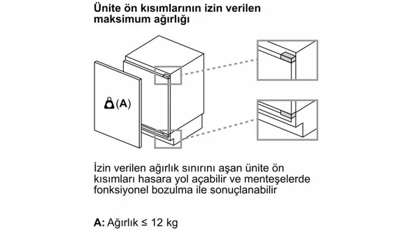 Siemens KU21RADE0 Tezgah Altı Ankastre Soğutucu - Resim 7