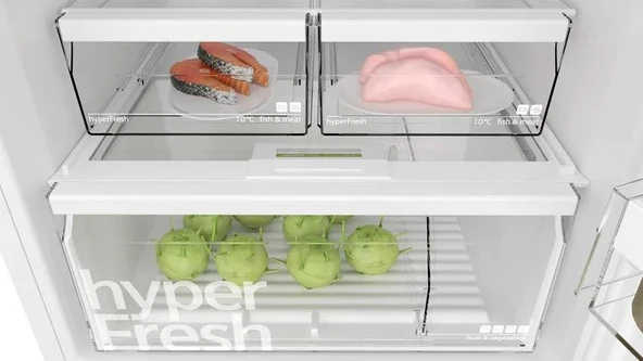 Siemens KD56NXWE0N Buzdolabı No Frost Beyaz - Resim 5