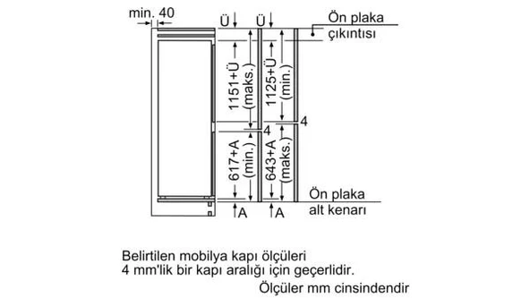 Siemens KI87SAFE0N Ankastre Buzdolabı - Resim 8
