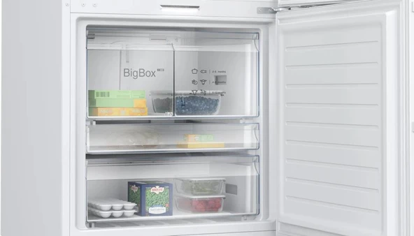 Profilo BD3076WCAP Buzdolabı No Frost Beyaz Alttan Donduruculu XL - Resim 5