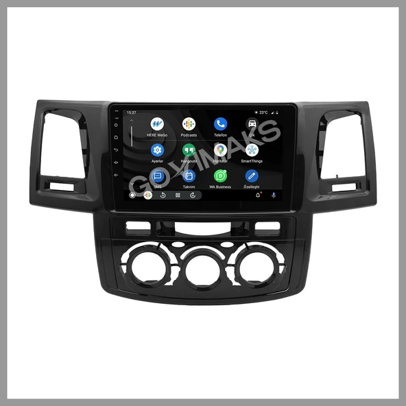 GOVİMAKS TOYOTA HILUX 2006-2015 MANUEL UYUMLU 2 GB RAM 32 GB HAFIZA ANDROID MULTIMEDIA TEYP - Resim 2