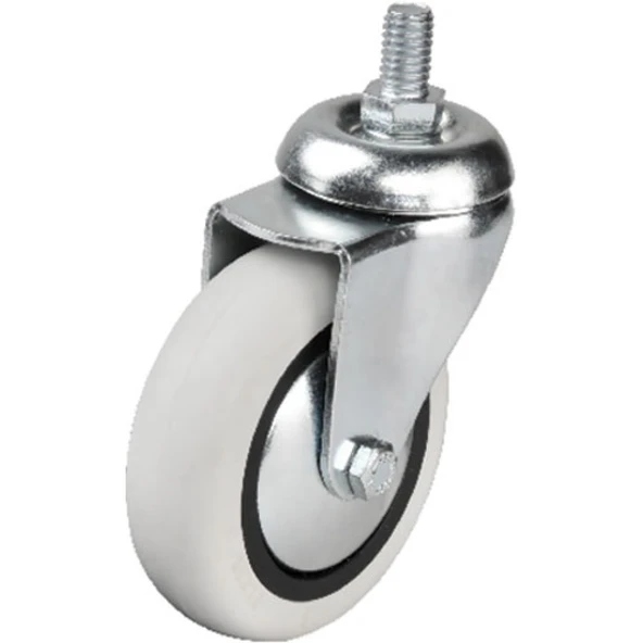 Hts 352 - 75x25 mm PVC Makaralı Vidalı Teker 4 Adet