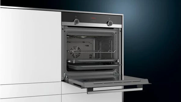 Siemens HB534FER0T Ankastre Fırın Siyah 8 Program - Resim 2