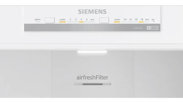 Siemens KG55NVWE0N Buzdolabı No Frost Beyaz Alttan Donduruculu - Resim 3